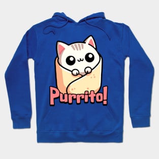 Purrito! Cute Cat Burrito Pun Hoodie